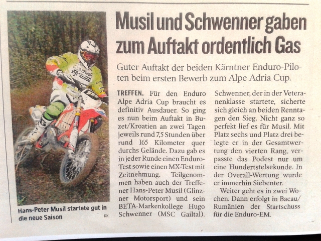 Vorm Start, mit Katai Peter (Hungary) der schon zweimal bei der Dakarrally teilgenommen hat  und einmal als Finisher Platz 20!