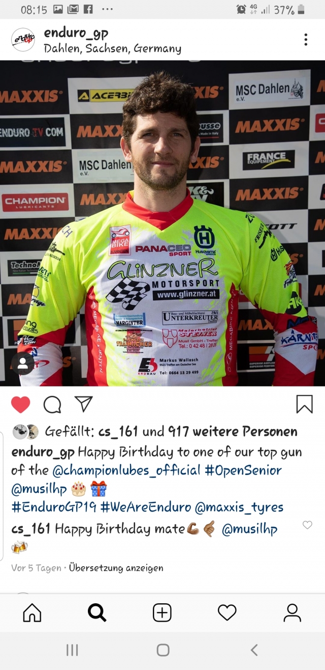 ENDURO GP GRATULIERT